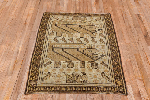 Antique Belouch Area Rug (3' x 4')